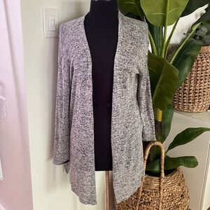 H&M Heather Grey Open Cardigan